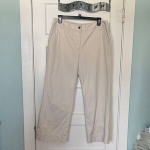 Talbots Stretch Beige Casual Pants Size 16